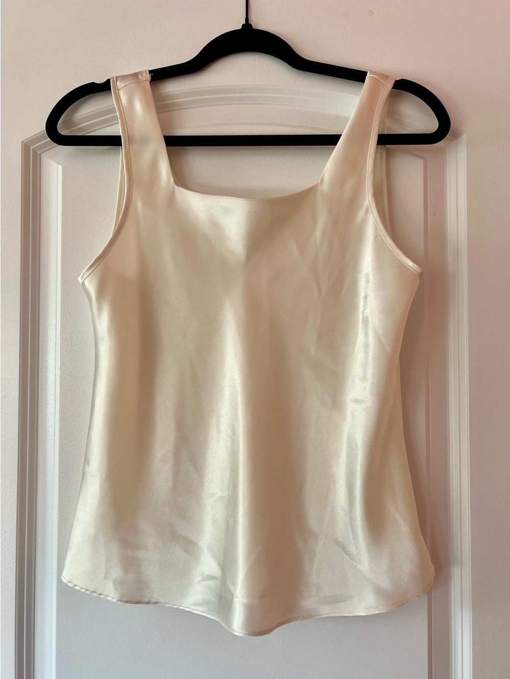 Scoop Neck Tank Top in Cream